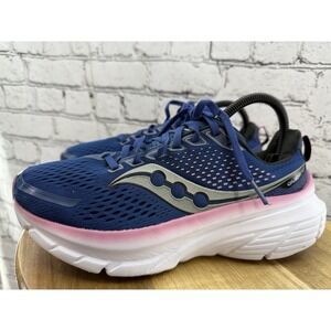 Saucony Guide 17 Running Sneakers Shoes Women's 9.5 Navy Orchid